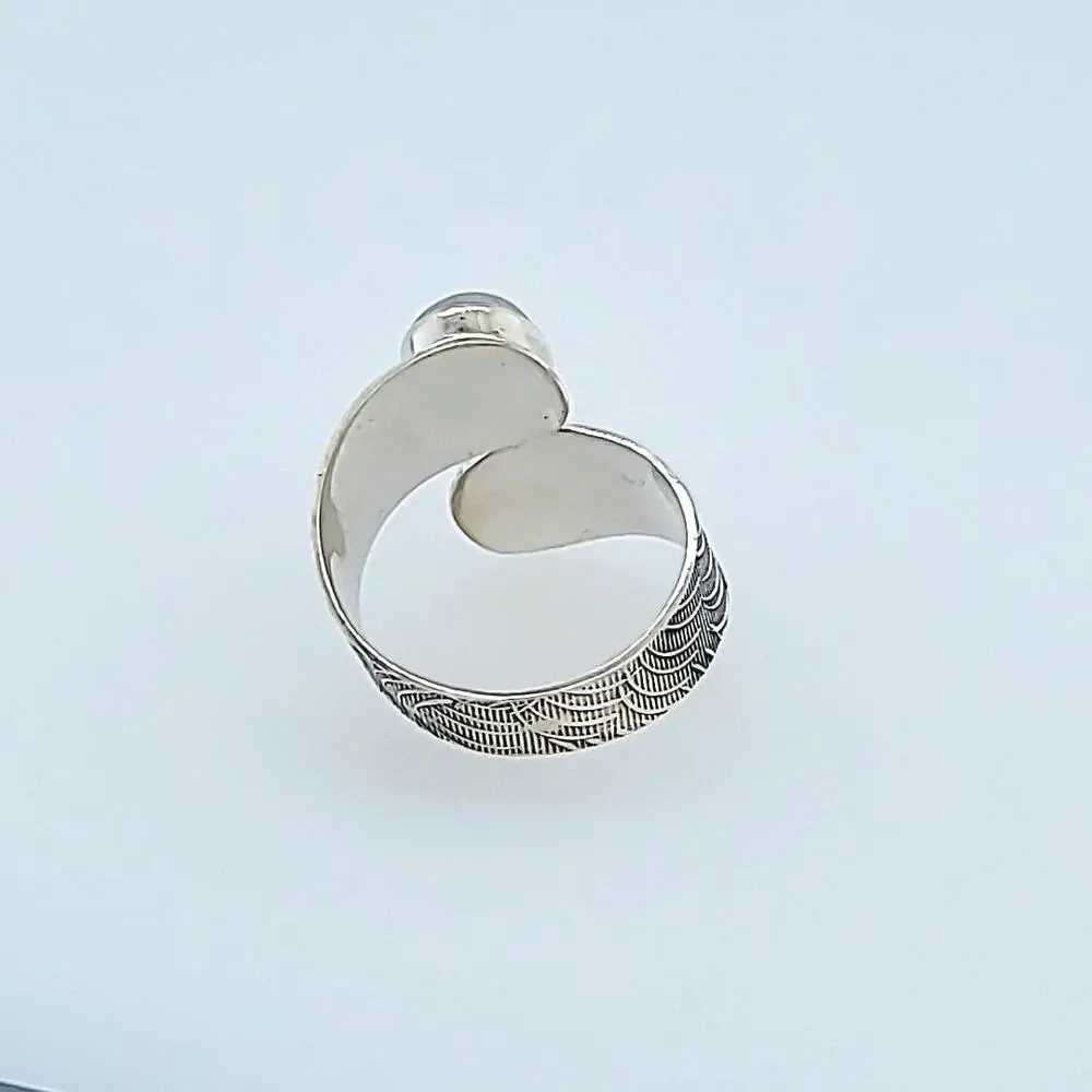 925 Sterling Silver Moonstone Ring Jewelry